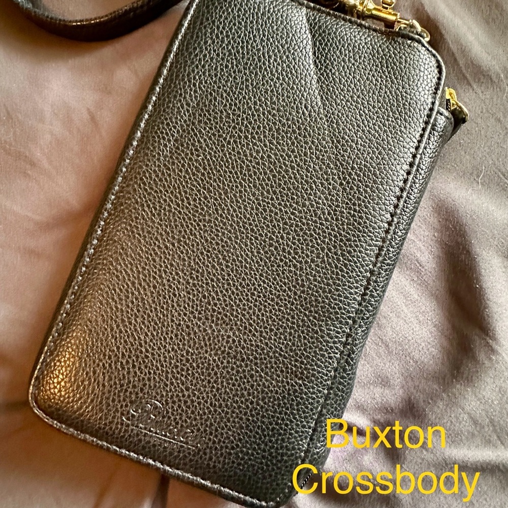 Buxton Black Crossbody Bag